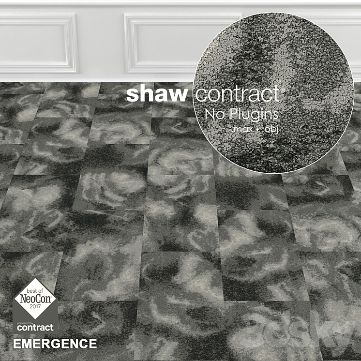Shaw Carpet Emergence Presence No 1 Carpets 3D model
