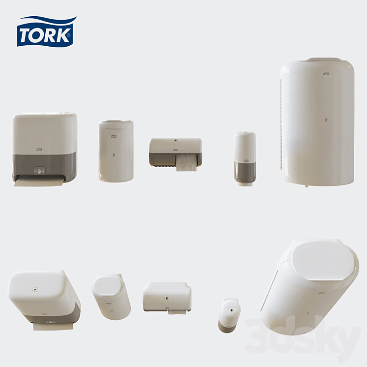 Tork \ Matic Set - Bathroom accessories - 3D model
