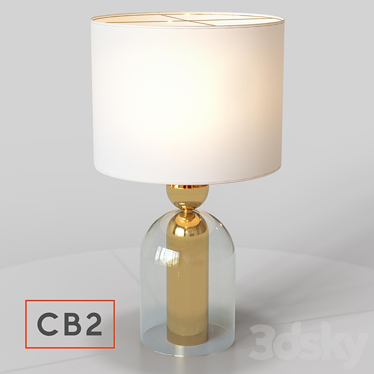 Bell jar hot sale table lamp