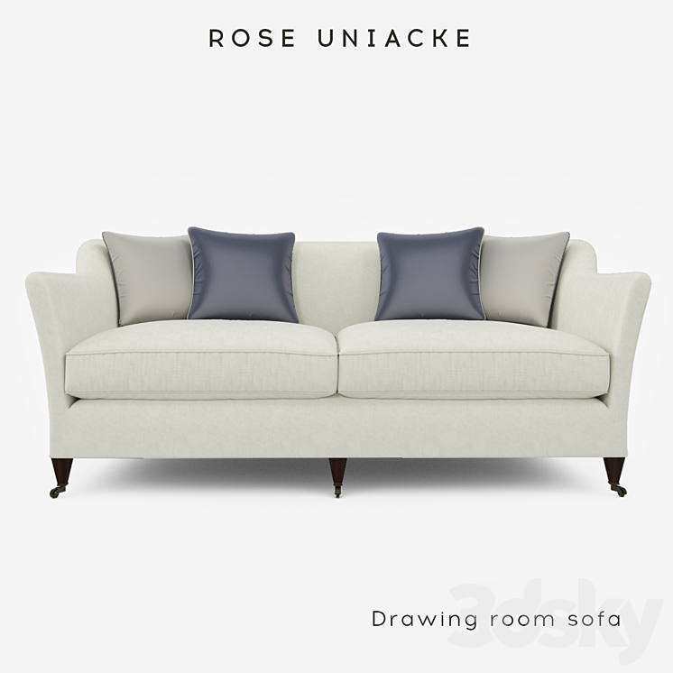 Rose Uniacke Drawing Room Sofa Sofa 3D model