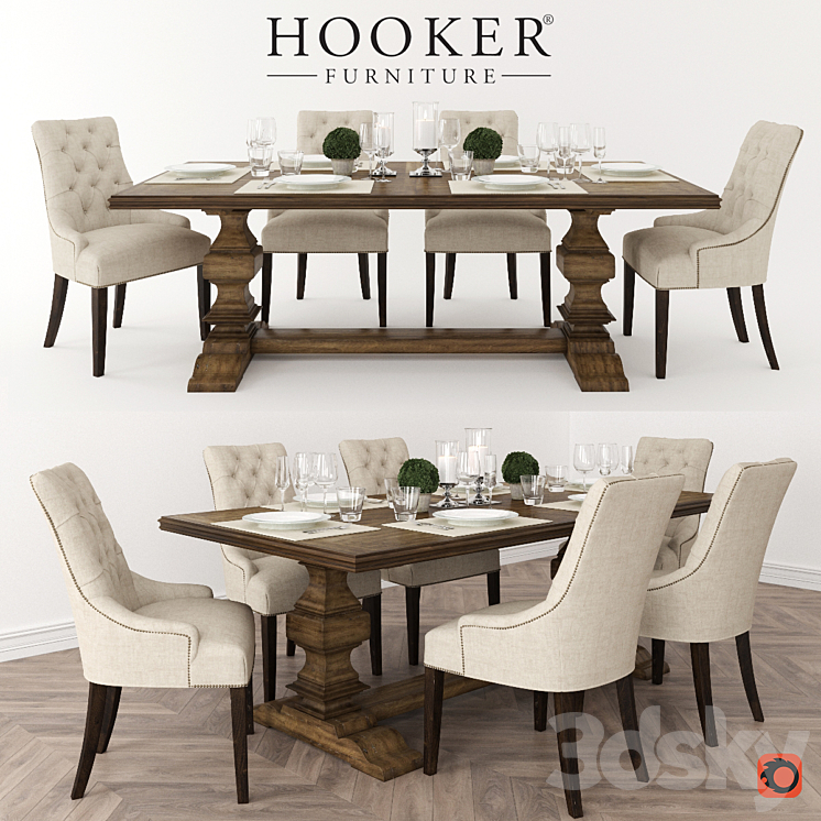 Hooker archivist trestle table on sale