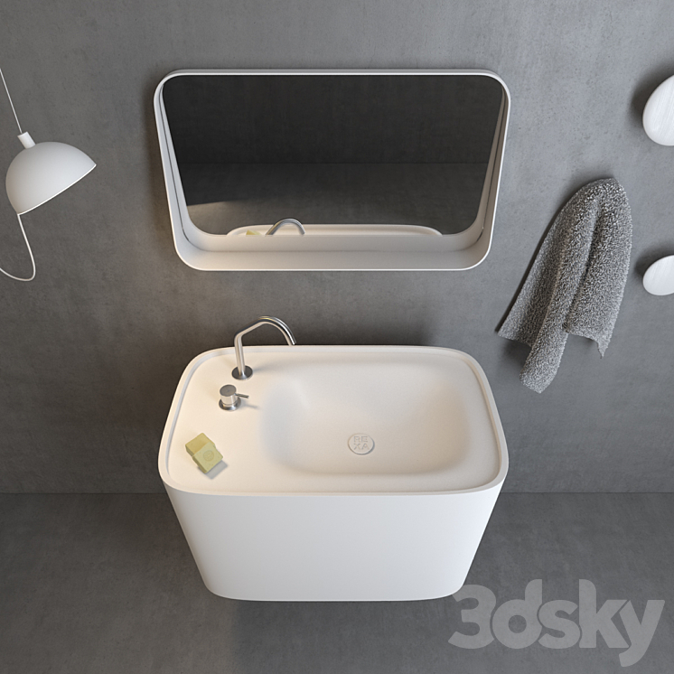 REXA DESIGN / FONTE - Bathroom furniture - 3D model