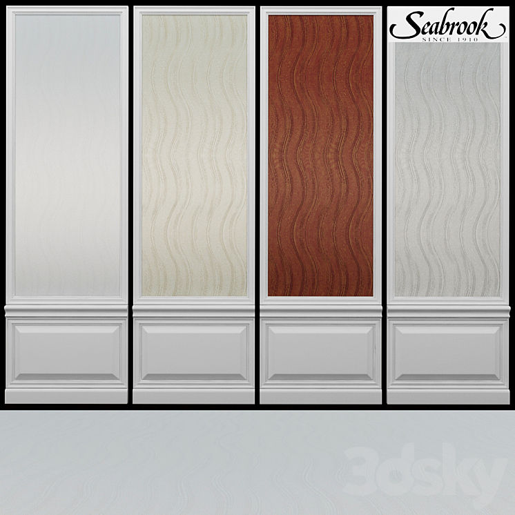 Seabrook Jupiter6 Wall covering 3D model