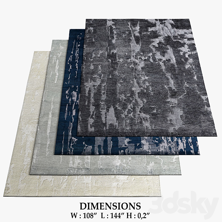 Restoration Hardware Rugs_67 Carpets 3D model