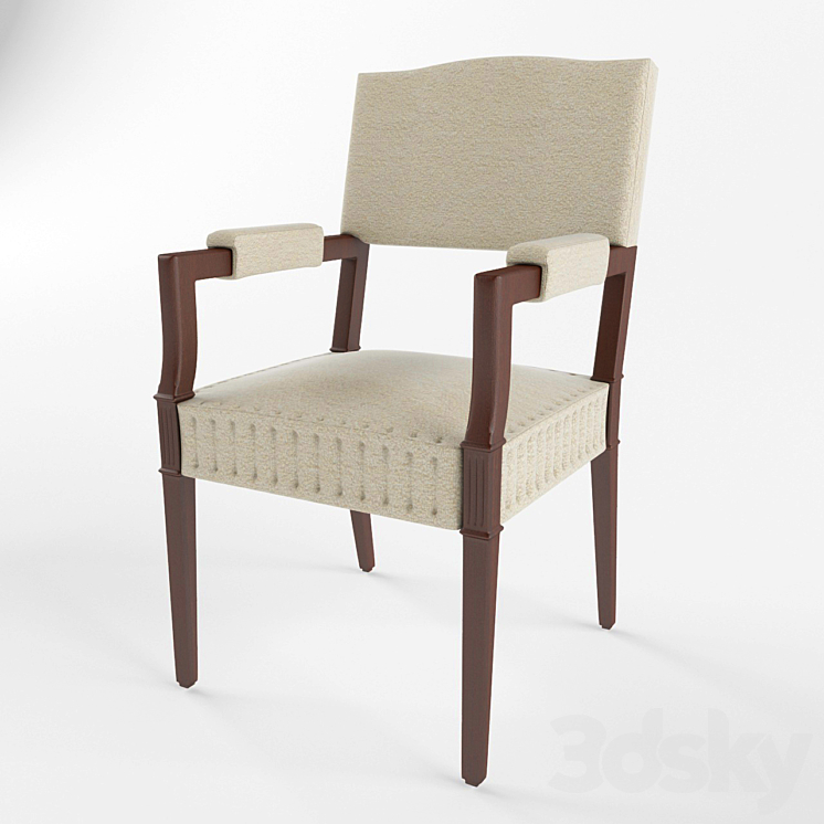 Dining chair DMITRIY & CO_brampton armchair Chair 3D model