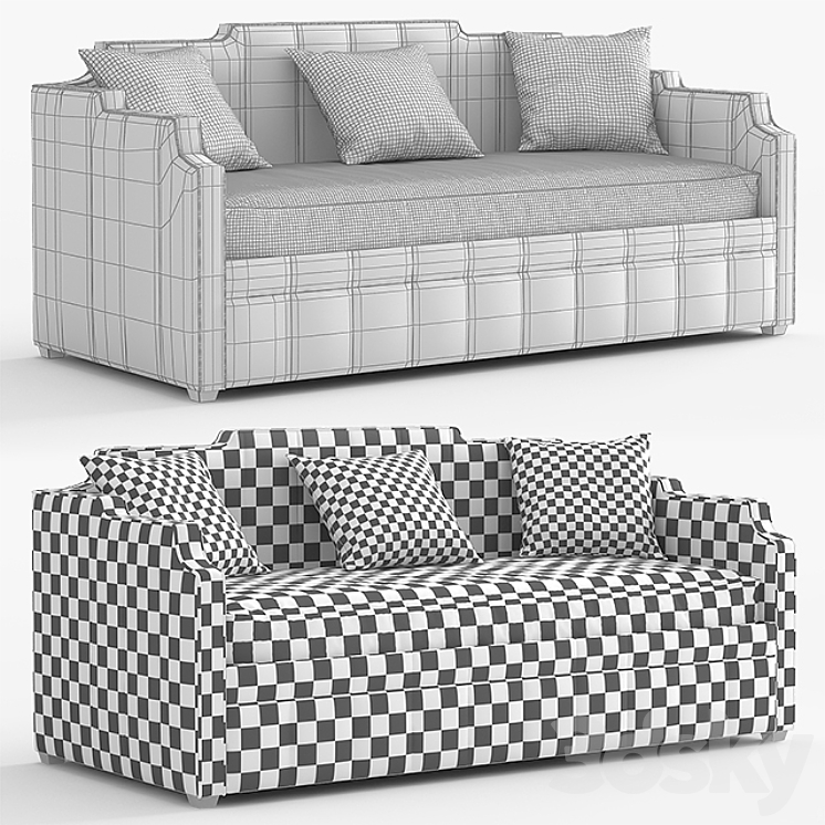 Dantone Sofabed "Horley" Sofa 3D model