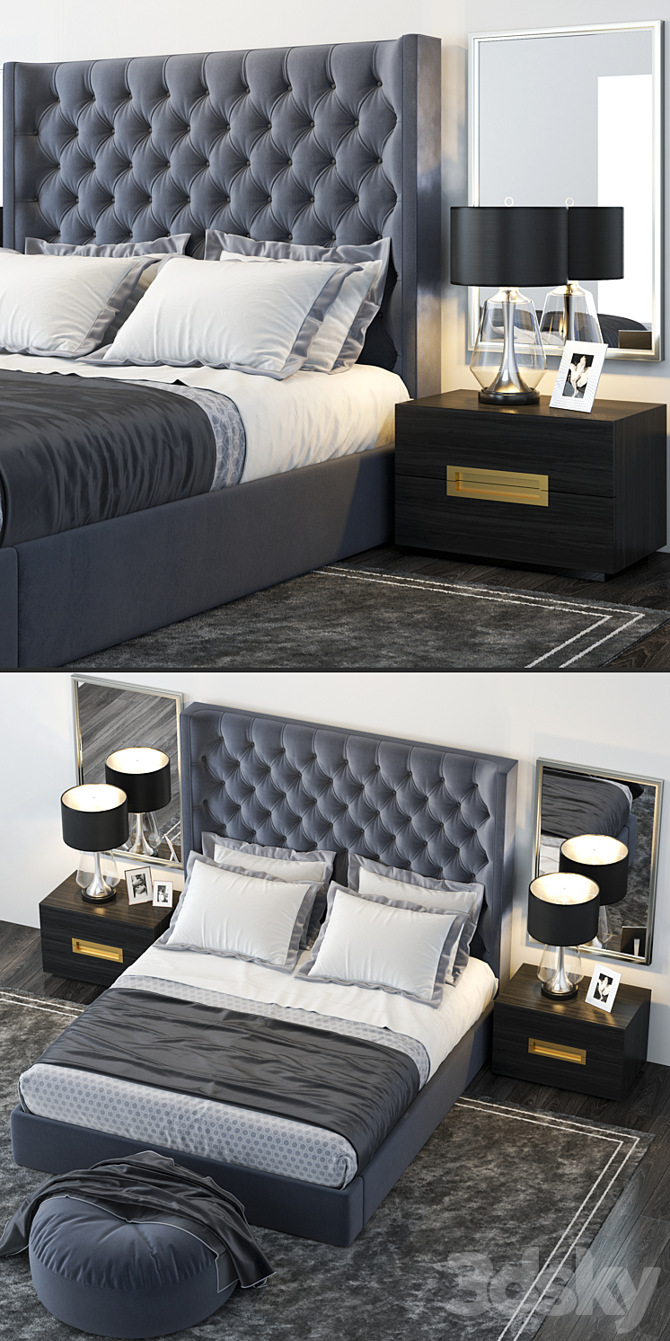 Zadie tufted new arrivals bed