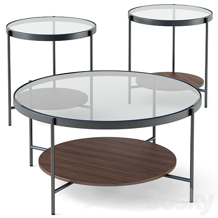 Vitri walnut deals coffee table