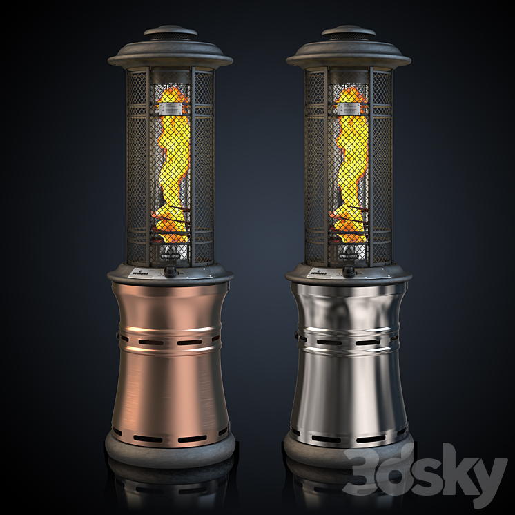 Shinerich SRPH68 / SRPH67 Patio Heater Restaurant 3D model