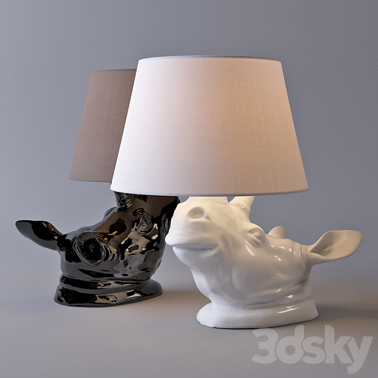 Rhino on sale table lamp