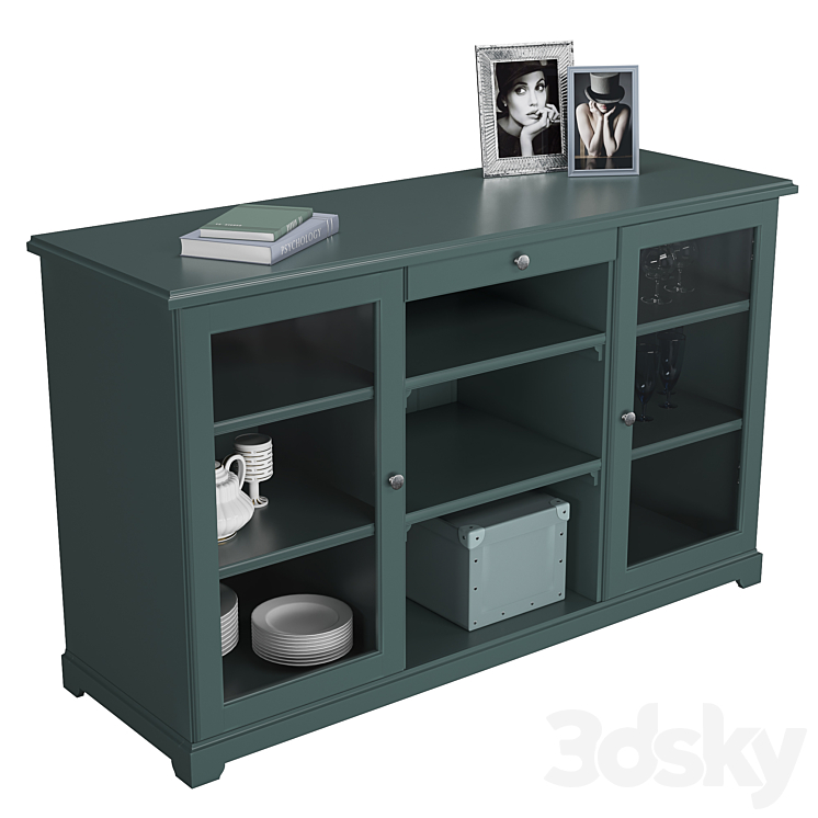 Sideboard Ikea LIATORP Sideboard Chest of drawer 3D model