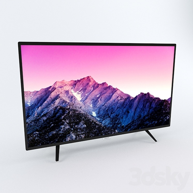 LED TV PHILIPS 43PFT4001 / 60 - TV - 3D model