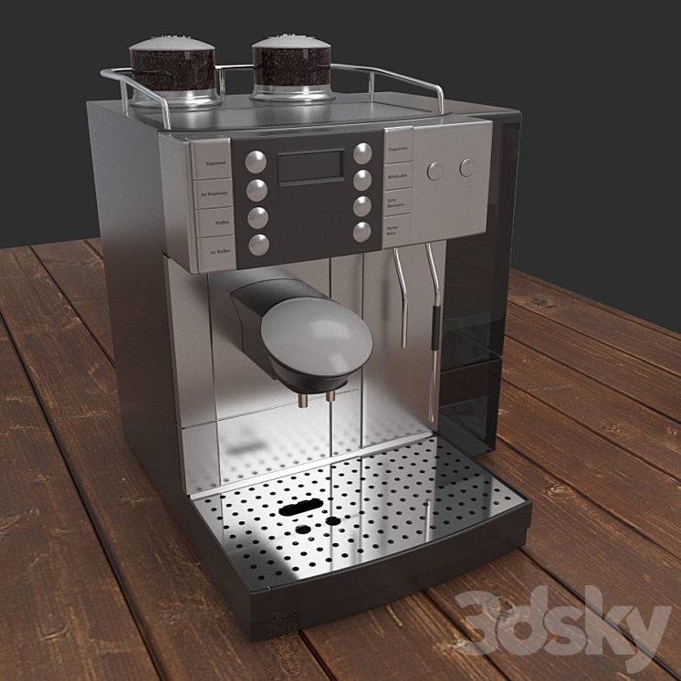 Coffee machine FrankeFlairEspressoMachine Kitchen appliance 3D model