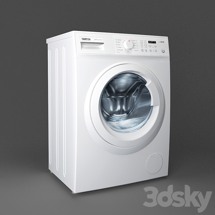 Washing machine ATLANT Soft | Action - Household appliance - 3D model