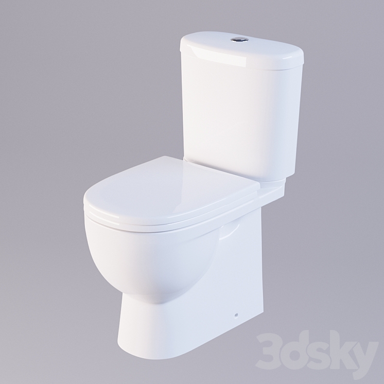 Sanita Luxe Art toilet bowl - Toilet and Bidet - 3D model