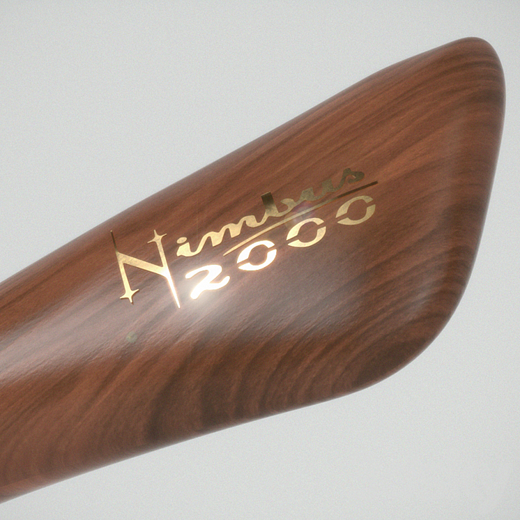 3D model Nimbus 2000 - Broomstick VR / AR / low-poly