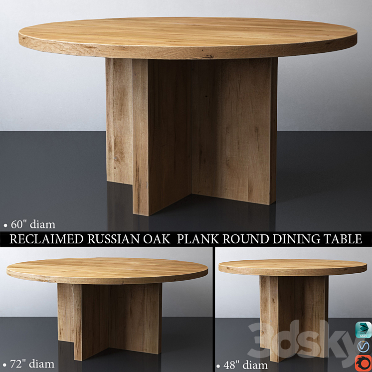 Russian store oak table