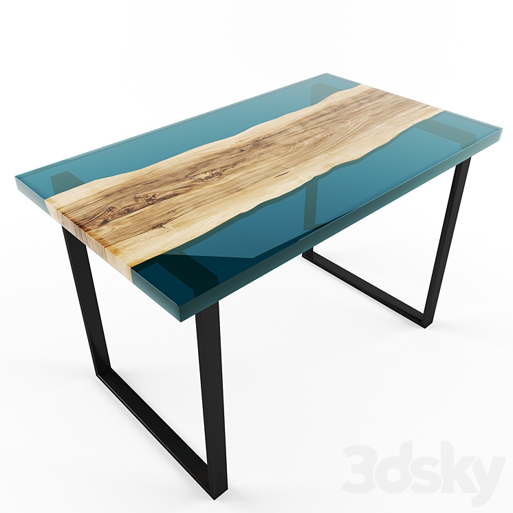 3d shop epoxy table