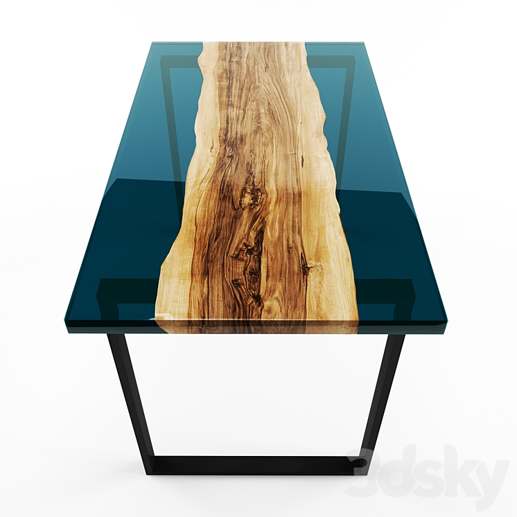 Epoxy table 3d discount model