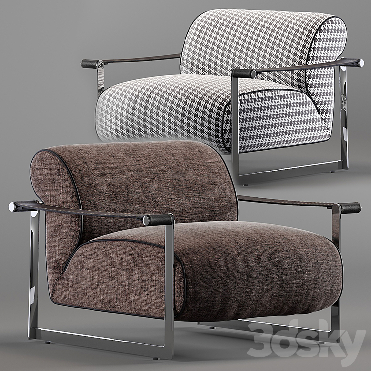 Annysa by ENNE - Arm chair - 3D model