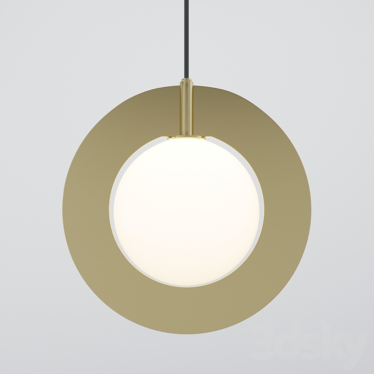 Plane round pendant light by Tom Dixon Pendant light 3D model