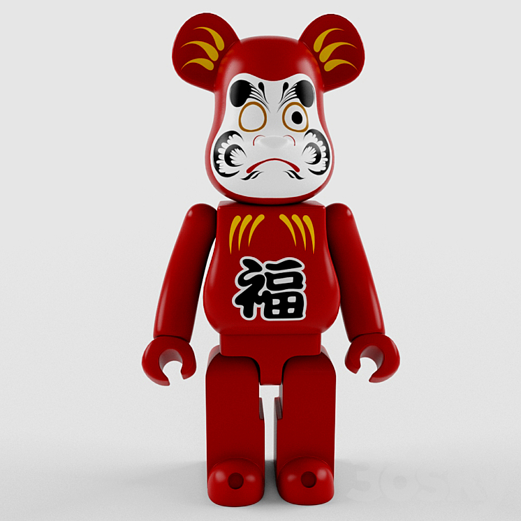 Bearbrick Toy 3D model