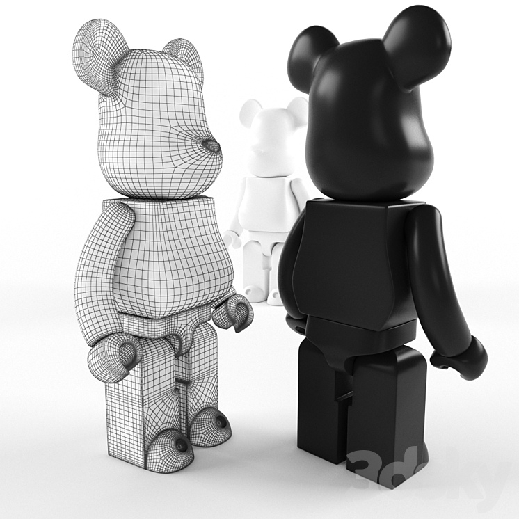 Bearbrick Toy 3D model