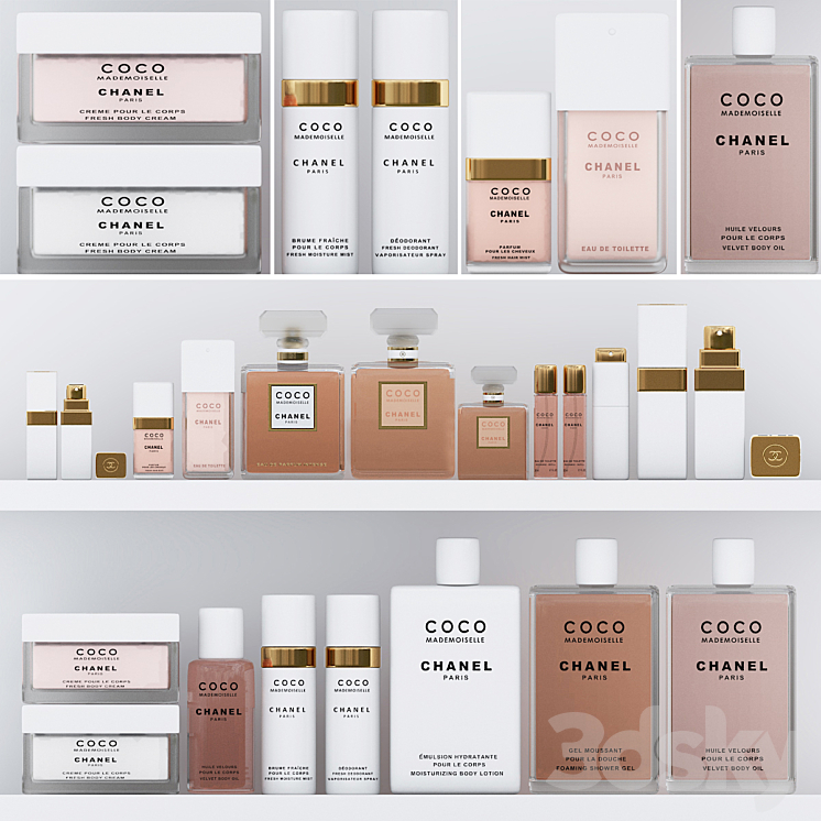 Coco mademoiselle set Beauty salon 3D model