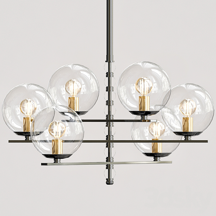 GRANVILLE CHANDELIER By Savoy House Pendant light 3D model