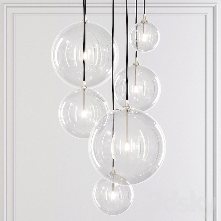 Restoration hardware glass clearance globe mobile pendant