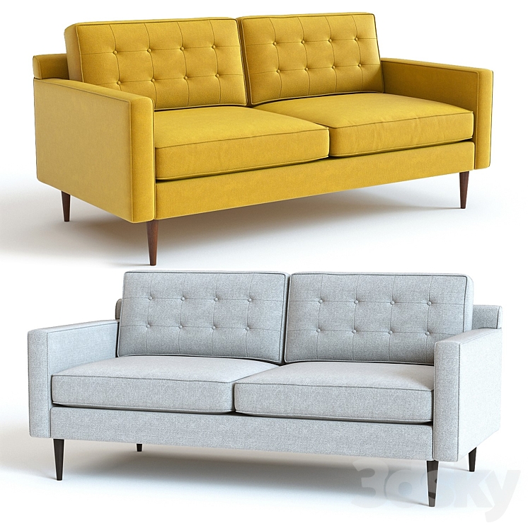 West Elm Drake Sofa Sofa 3D model