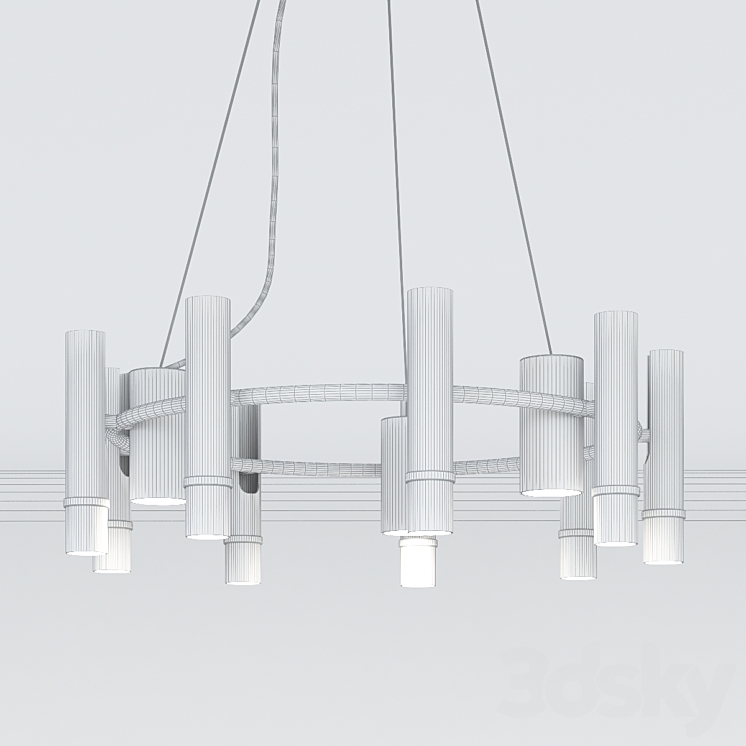 Chandelier RULES CHANDELIER 2 Pendant light 3D model
