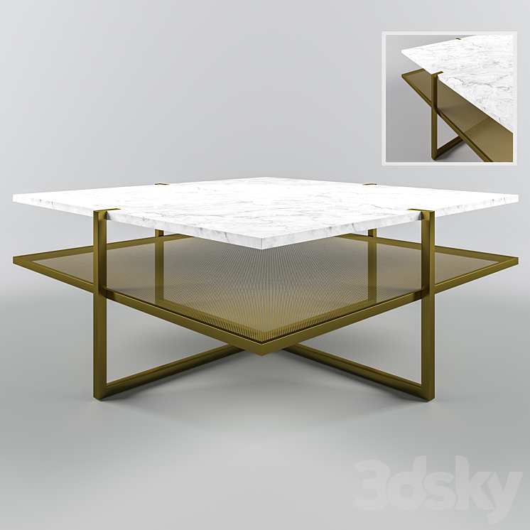 Hyla marble shop coffee table