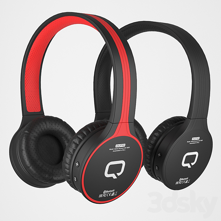 Qumo Accord 3 Headphones - Audio tech - 3D model