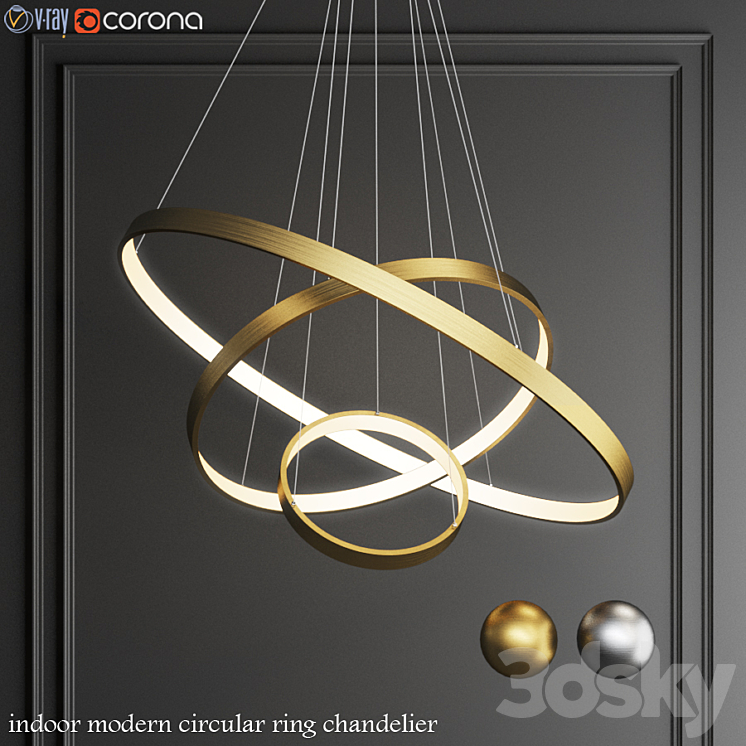 Circular cheap ring chandelier