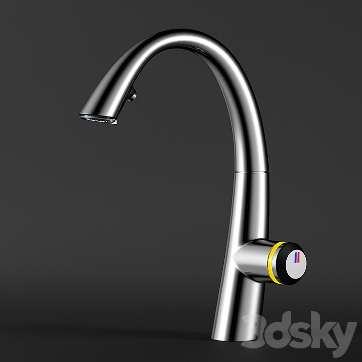 Kitchen faucet KWC ZOE touch light PRO Faucet 3D model