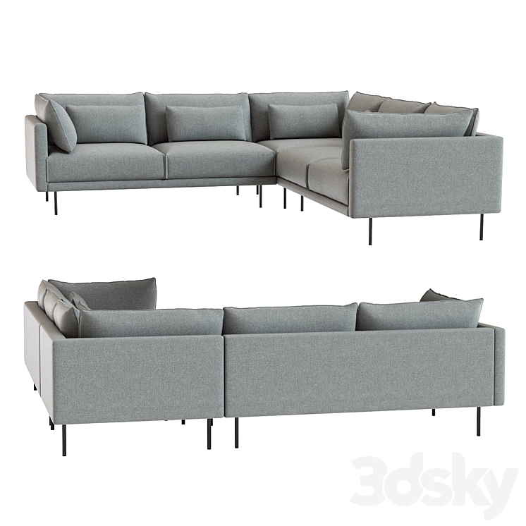 West elm shop halsey sectional