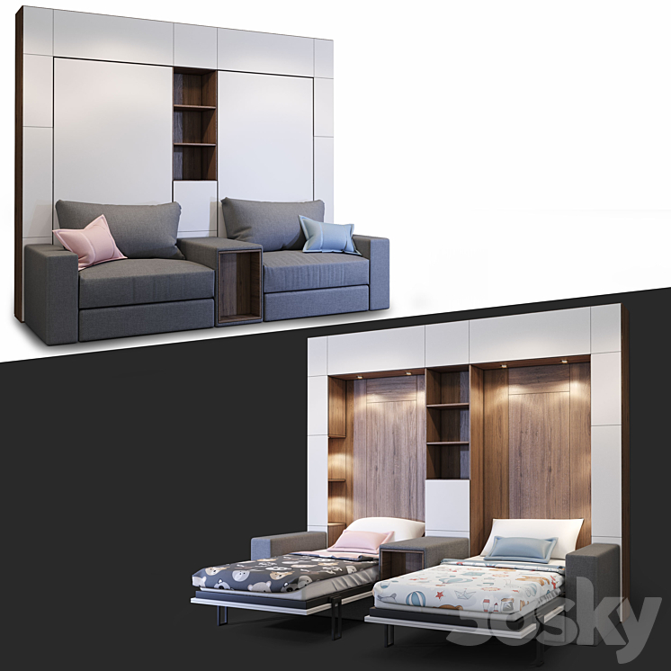 Furniture transformer Olissys Dual Kids - Other - 3D model