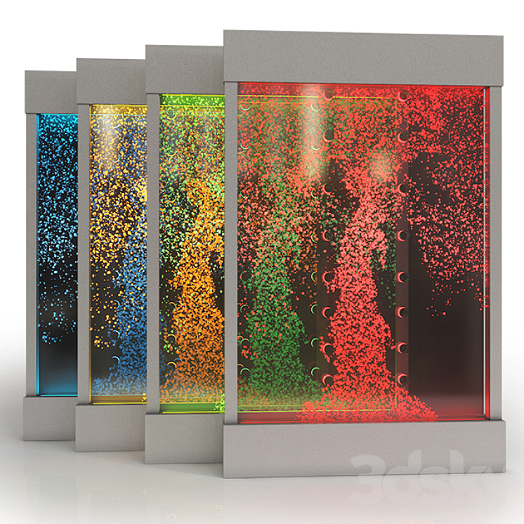 Пузырьковая башня 3 д