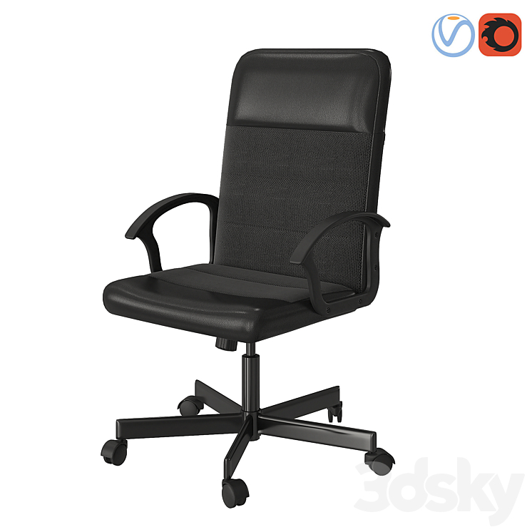 Ikea renberget - Office furniture - 3D model