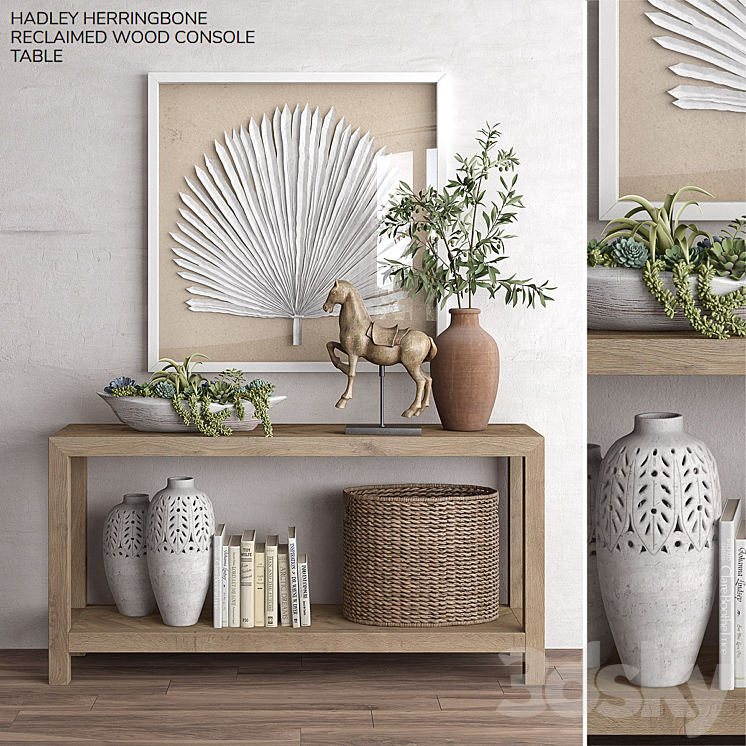 Pottery barn store farmhouse console table