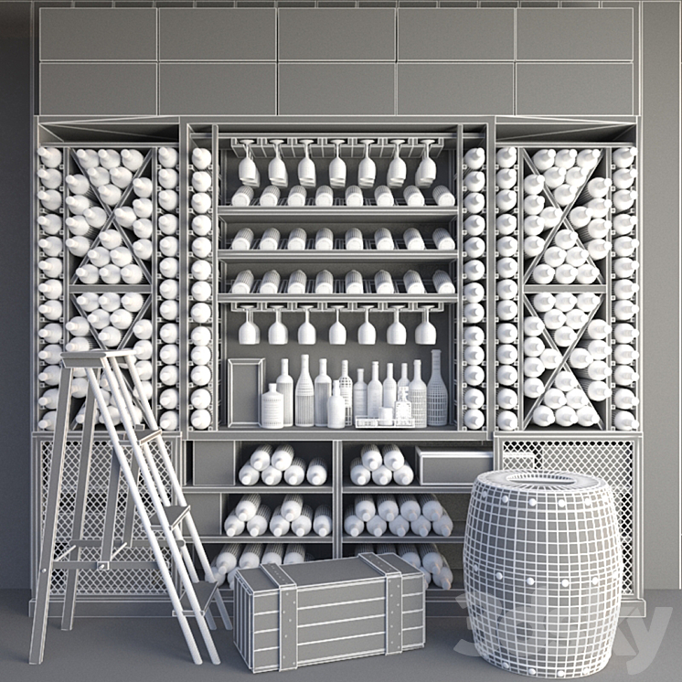 JC Wine Cellar Restaurant 3D model