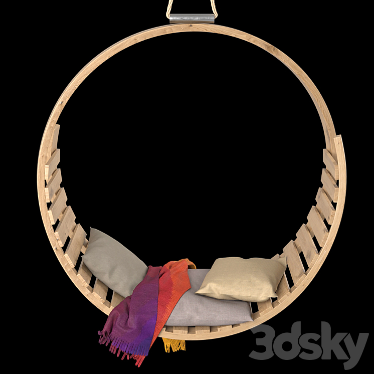 Garden Swings Amble Hanging Seat by Tom Raffield Other 3D model