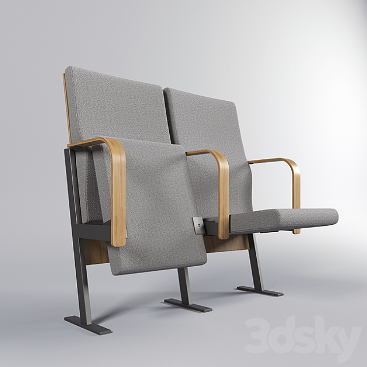 Auditorium Seat Chair 3D model