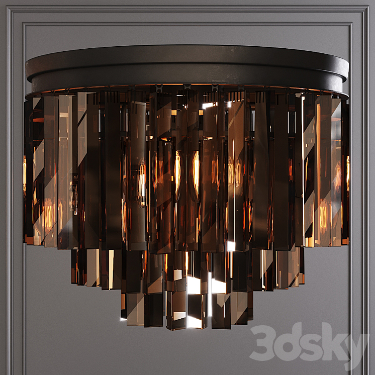 Restoration hardware flush on sale mount light