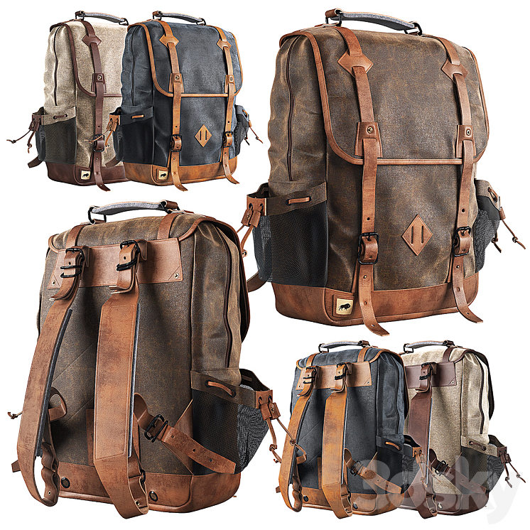 DAKOTA WAXED CANVAS COMMUTER BACKPACK Other decorative objects