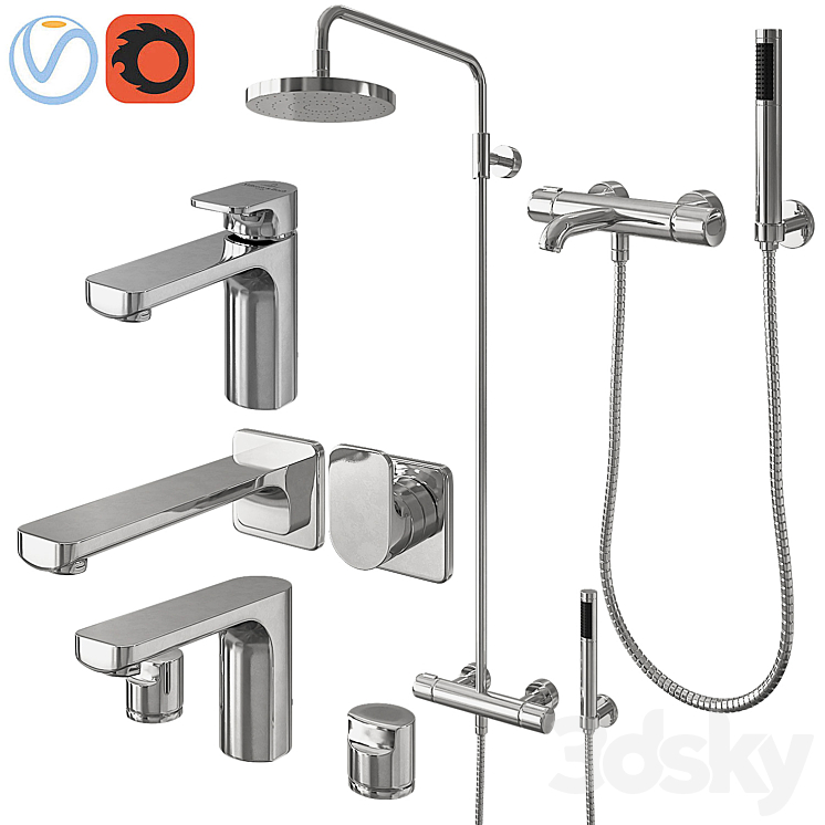Villeroy & Boch Cult Faucet 3D model