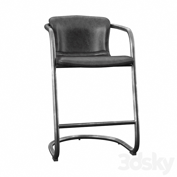 Bar stool Chair 3D model
