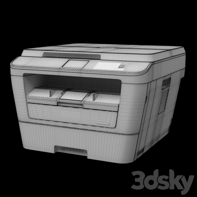 Brother DCP-L2560DWR MFP - PC & other electronics - 3D model