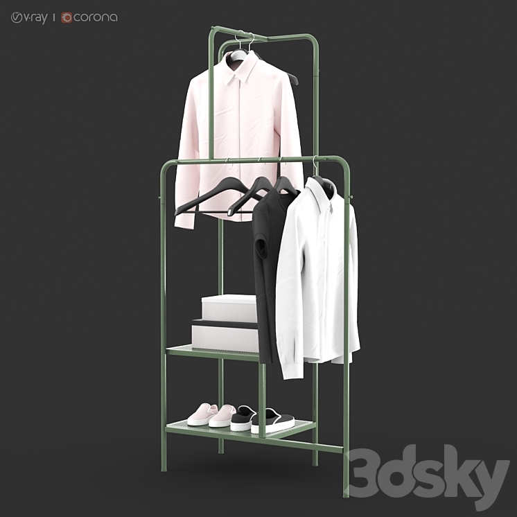 Ikea nikkeby clothes rack top